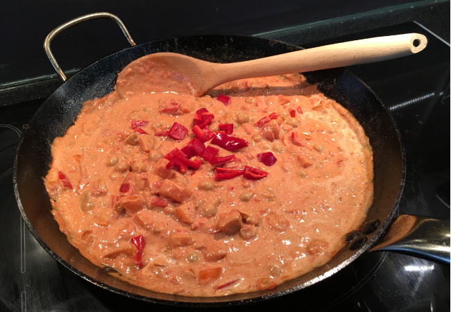 Kikherne-curry (vegaaninen)